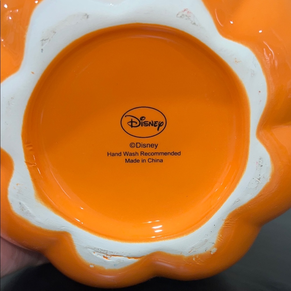 NWOT Disney Mickey Mouse Pumpkin Cookie Jar - Orange and Black - Picture 2 of 6